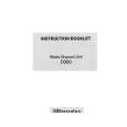 ELECTROLUX D300 Owners Manual