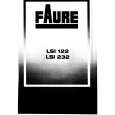 FAURE LSI232W Owners Manual