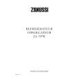 ZANUSSI ZA3PW Owners Manual