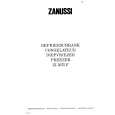 ZANUSSI ZI5075F Owners Manual