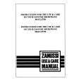 ZANUSSI MGE1255W Owners Manual