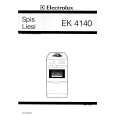 ELECTROLUX EK4140 Owners Manual