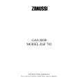ZANUSSI ZGF782CX Owners Manual