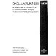 AEG LAV630 Owners Manual
