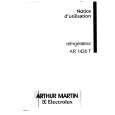 ARTHUR MARTIN ELECTROLUX AR1426T Owners Manual