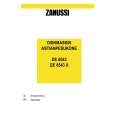 ZANUSSI DE6543 Owners Manual