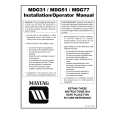 WHIRLPOOL MDG77PNSWW Installation Manual