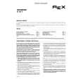 REX-ELECTROLUX FI161F Owners Manual