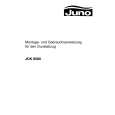 JUNO-ELECTROLUX JDK8580E Owners Manual