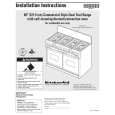 WHIRLPOOL KDRP487MSS01 Installation Manual
