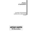 ARTHUR MARTIN ELECTROLUX CV6470N1 Owners Manual