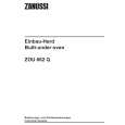 ZANUSSI ZOU662QX Owners Manual