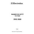ELECTROLUX EKG5606 Owners Manual