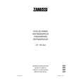 ZANUSSI ZT 155 AO Owners Manual