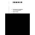 ZANKER WF2050 Owners Manual