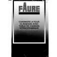 FAURE CCV686W Owners Manual