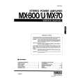 YAMAHA MX70 Service Manual