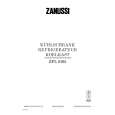 ZANUSSI ZPL9165 Owners Manual