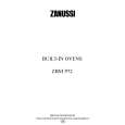 ZANUSSI ZBM972 Owners Manual