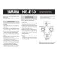 YAMAHA NS-E60 Owners Manual