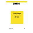 ZANUSSI ZDI4041X Owners Manual