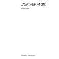 AEG Lavatherm 310 w Owners Manual