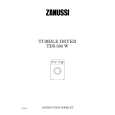 ZANUSSI TDS383W Owners Manual
