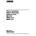 ZANUSSI BN314 Owners Manual
