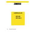 ZANUSSI ZDF400 Owners Manual