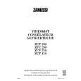 ZANUSSI ZCF280 Owners Manual