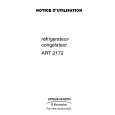 ARTHUR MARTIN ELECTROLUX ART2172 Owners Manual