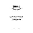 ZANUSSI ZCG7550WN Owners Manual