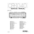 YAMAHA CR1040 Service Manual