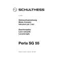 SCHULTHESS PERLASG55 WS Owners Manual