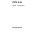 AEG Arctis 1215iU Owners Manual