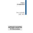 ARTHUR MARTIN ELECTROLUX ASF1632 Owners Manual