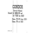 CONDOR DJ7355 Service Manual