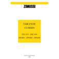 ZANUSSI ZGL 631 Owners Manual