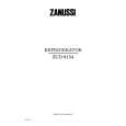 ZANUSSI ZUD9154 Owners Manual