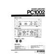 YAMAHA PC1002 Service Manual