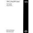 AEG FAVORIT3430W Owners Manual