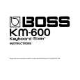 BOSS KM-600 Owners Manual