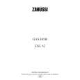 ZANUSSI ZGL62iW Owners Manual