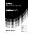 YAMAHA PSR-110 Owners Manual