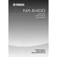 YAMAHA NX-E400 Owners Manual