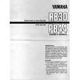 YAMAHA RB30 Owners Manual
