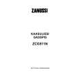 ZANUSSI ZCG511N Owners Manual