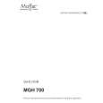 MOFFAT MGH700 Owners Manual