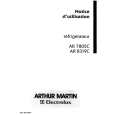 ARTHUR MARTIN ELECTROLUX AR8319C Owners Manual