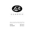 ELECTROLUX WT65CLASSIC Owners Manual